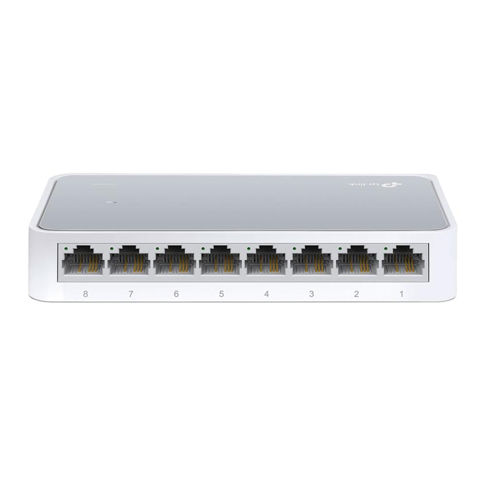 SWITCH TP-LINK TL-SF1008D 8 PUERTOS LAN 10/100MBPS COLOR NEGRO P/N: TLSF1008D