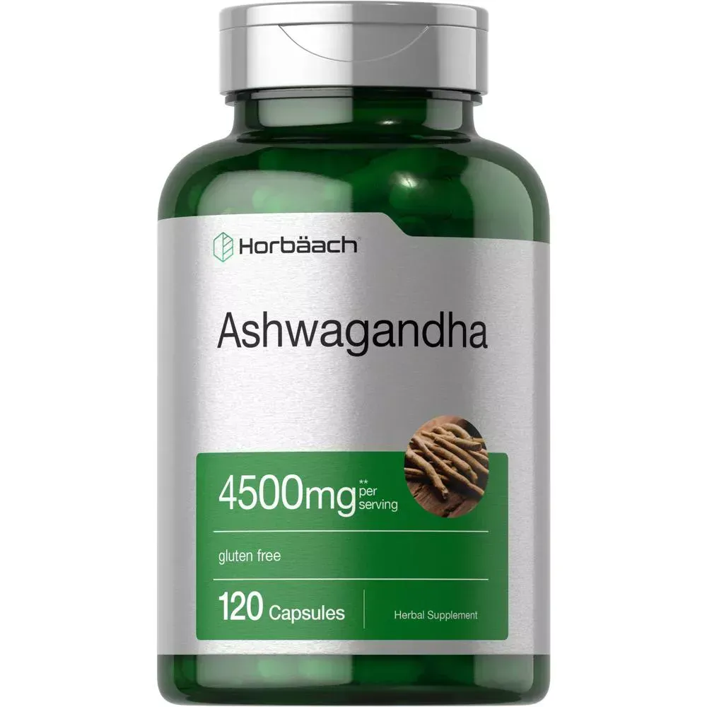 Ashwagandha Horbaach  4500 mg 120 cápsulas