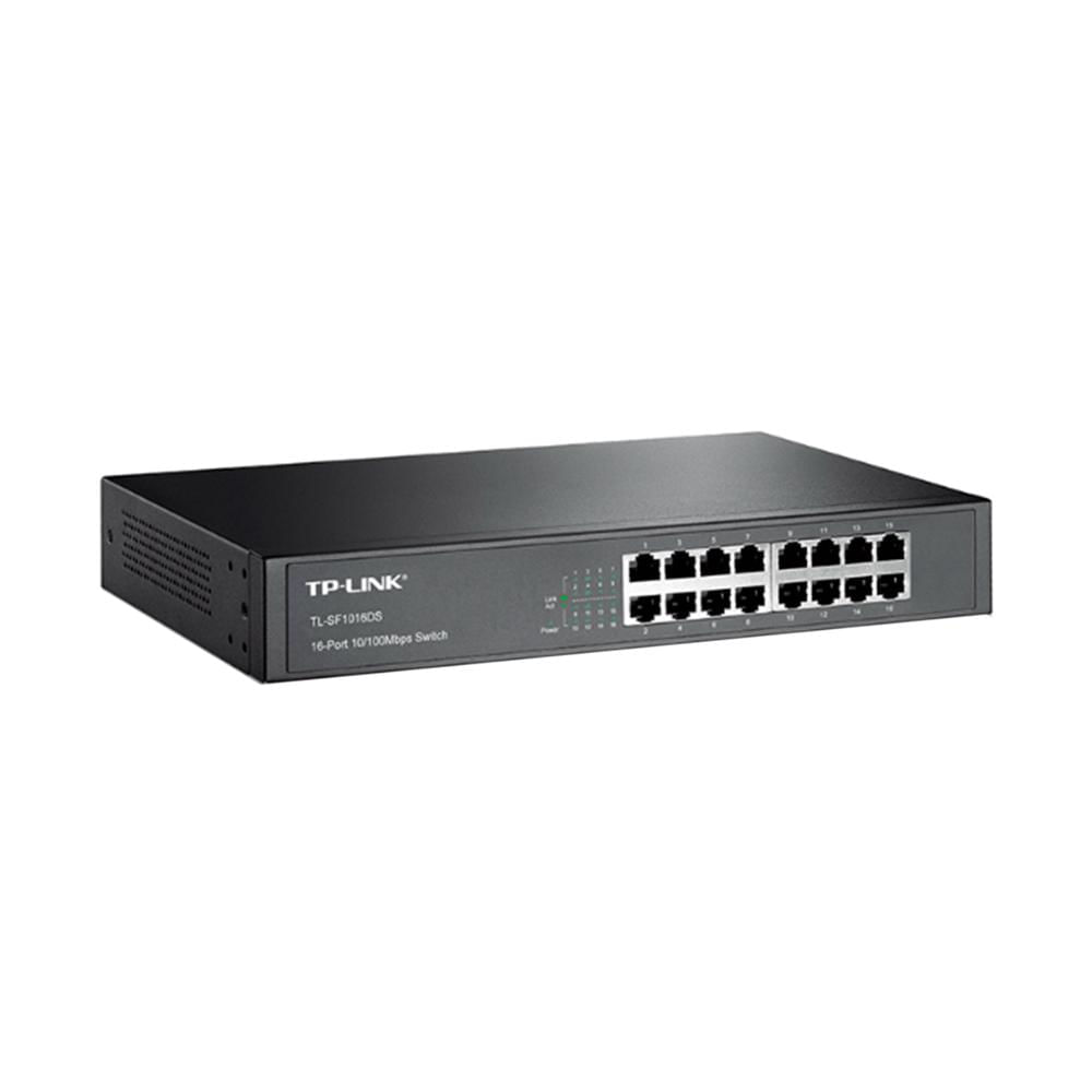SWITCH TP-LINK TL-SF1016DS V4, 16 PUERTOS LAN 10/100MBPS, RACK - P/N: TL-SF1016DS