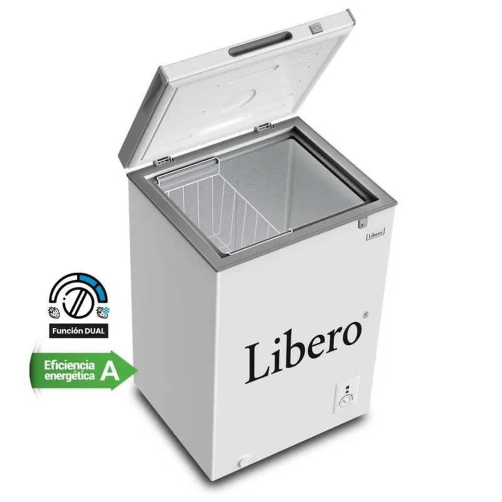 Congeladora Dual LIBERO LFH-101 de 99Lts
