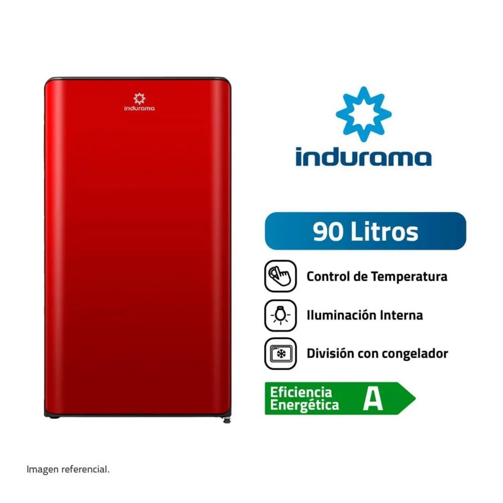 Frigobar Clásico 90 Lts Defrost Indurama RI-109R Rojo