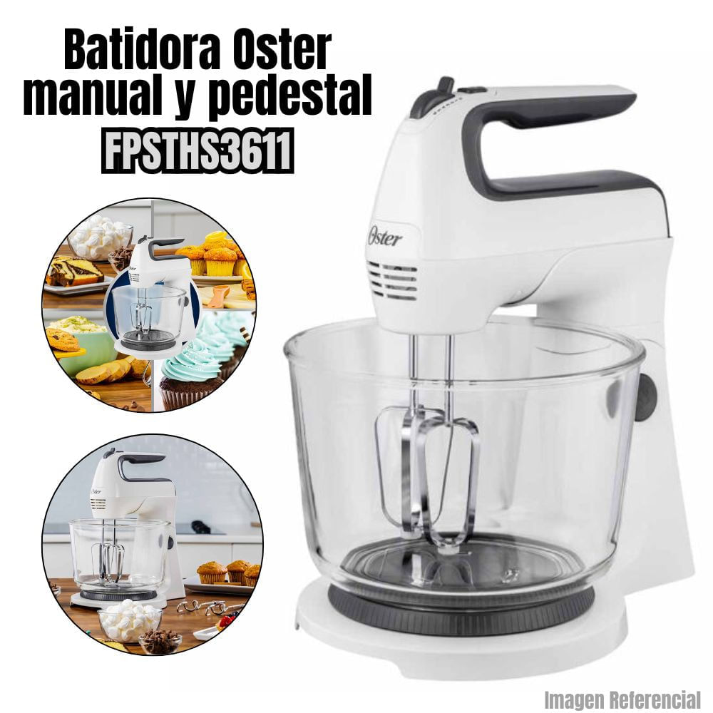 Batidora Oster de Mano y Pedestal 250W - FPSTHS3611
