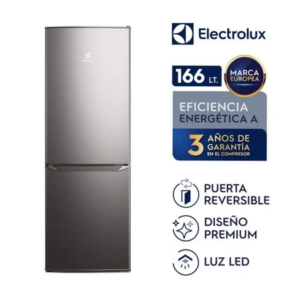 Refrigerador Frost de 166 Lts Bottom Freezer Electrolux ERB162HS Gris