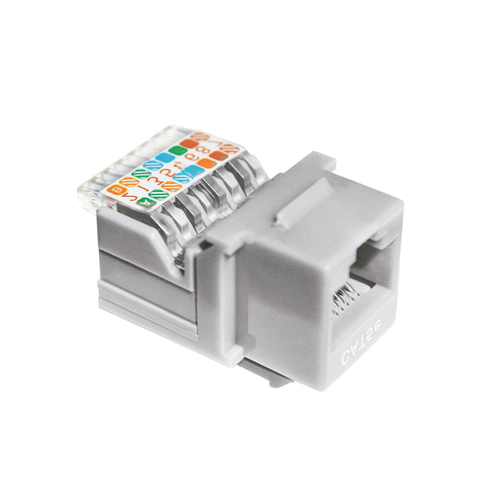 JACK RJ-45 DIXON CAT.5E CAL 22-26 AWG COLOR BLANCO P/N: KJ7-CE-US/WHN