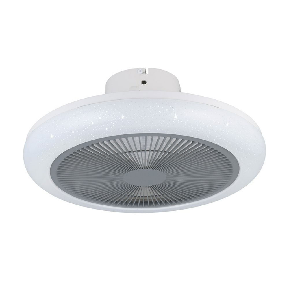 Ventilador de Techo Plafón Eglo Kostrena Blanco LED 35W