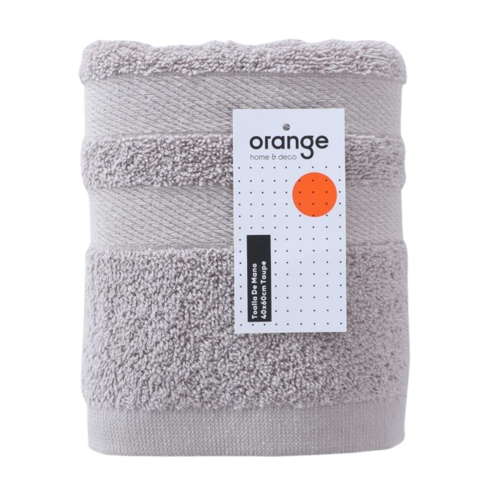 Toalla de Mano Orange 40x60cm Taupe