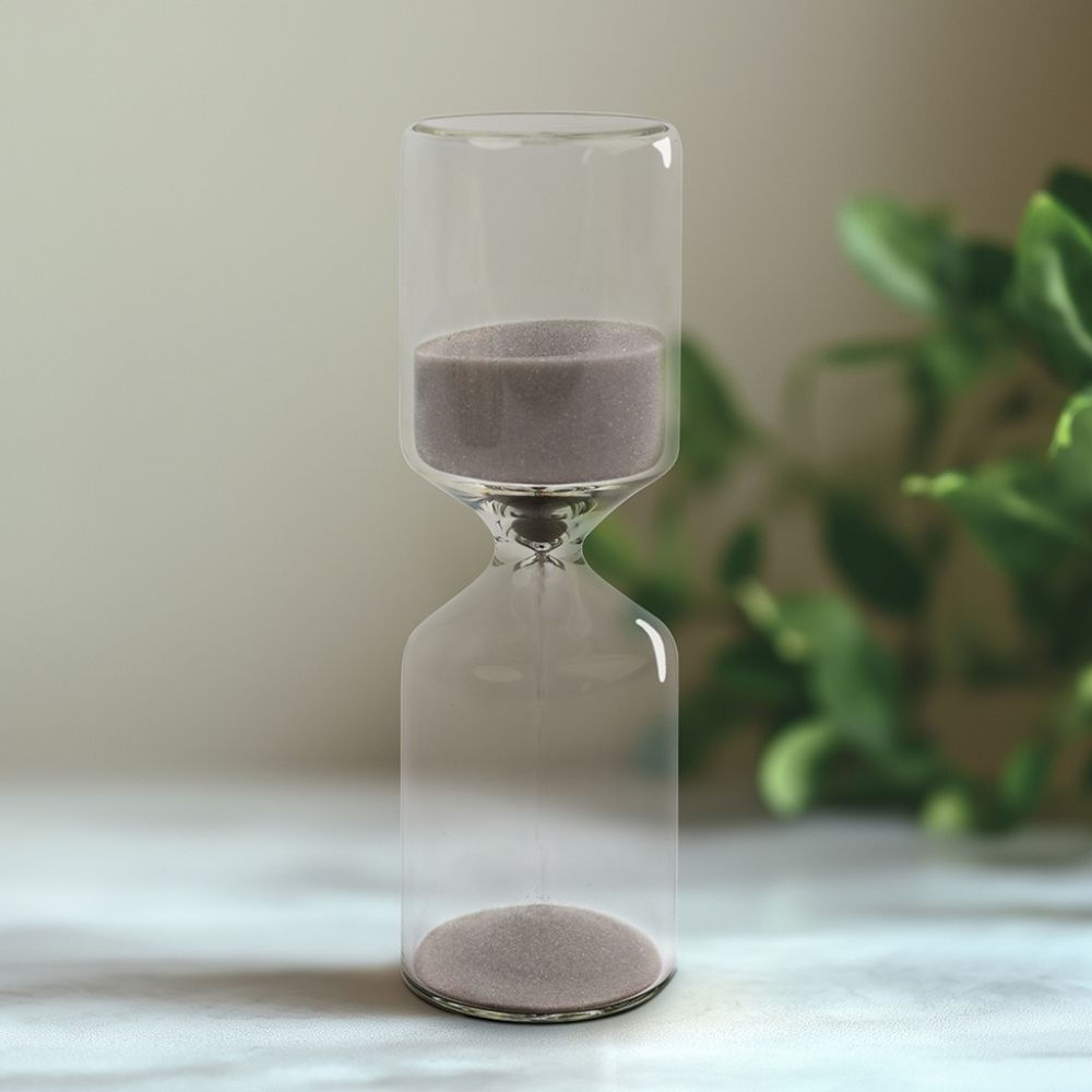 Reloj de Arena Moderno 12cm Otoño Orange