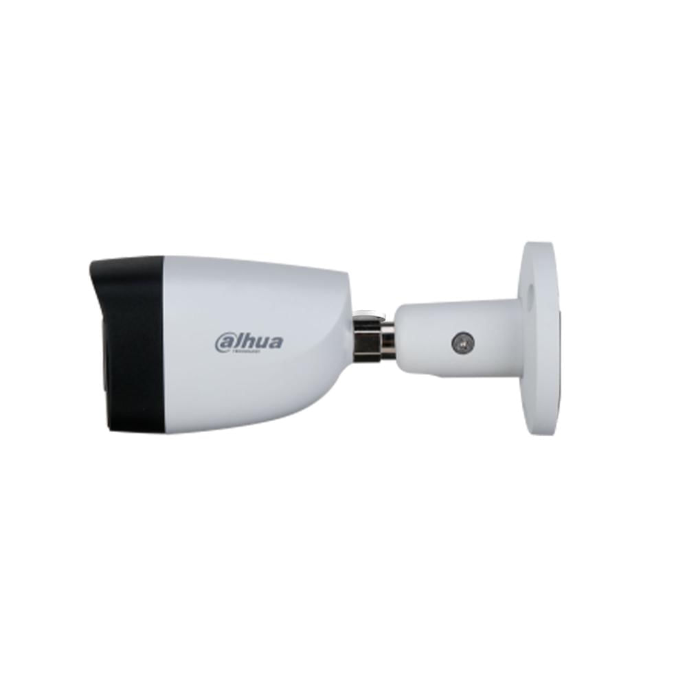 CAMARA DAHUA HDCVI TUBO 2MP DUAL LIGHT 20M IP67 C/MICROFONO BLANCO P/N: DH-HAC-HFW1200CM-IL-A
