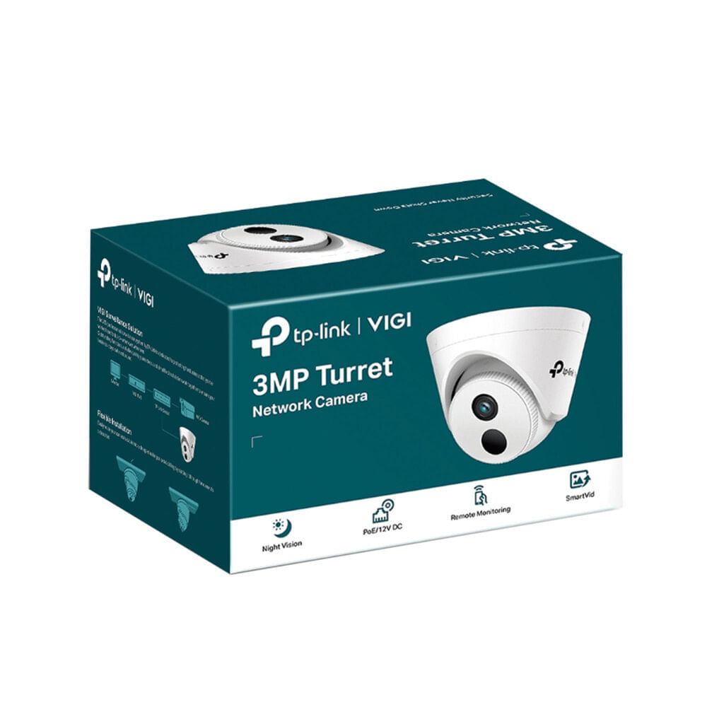 CAMARA TP-LINK VIGI C400HP-2.8 3MP TURRET DOMO P/N: VIGI C400HP-2.8