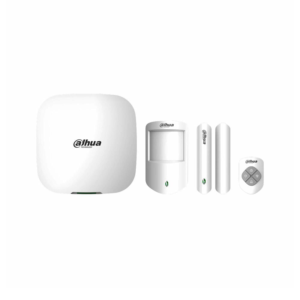 KIT ALARMA DAHUA 1 SENSOR PIR, 1 CONTACTO MAGNETICO ADMITE 150 DISPOSITIVOS P/N: ART-ARC3000H-03-W2