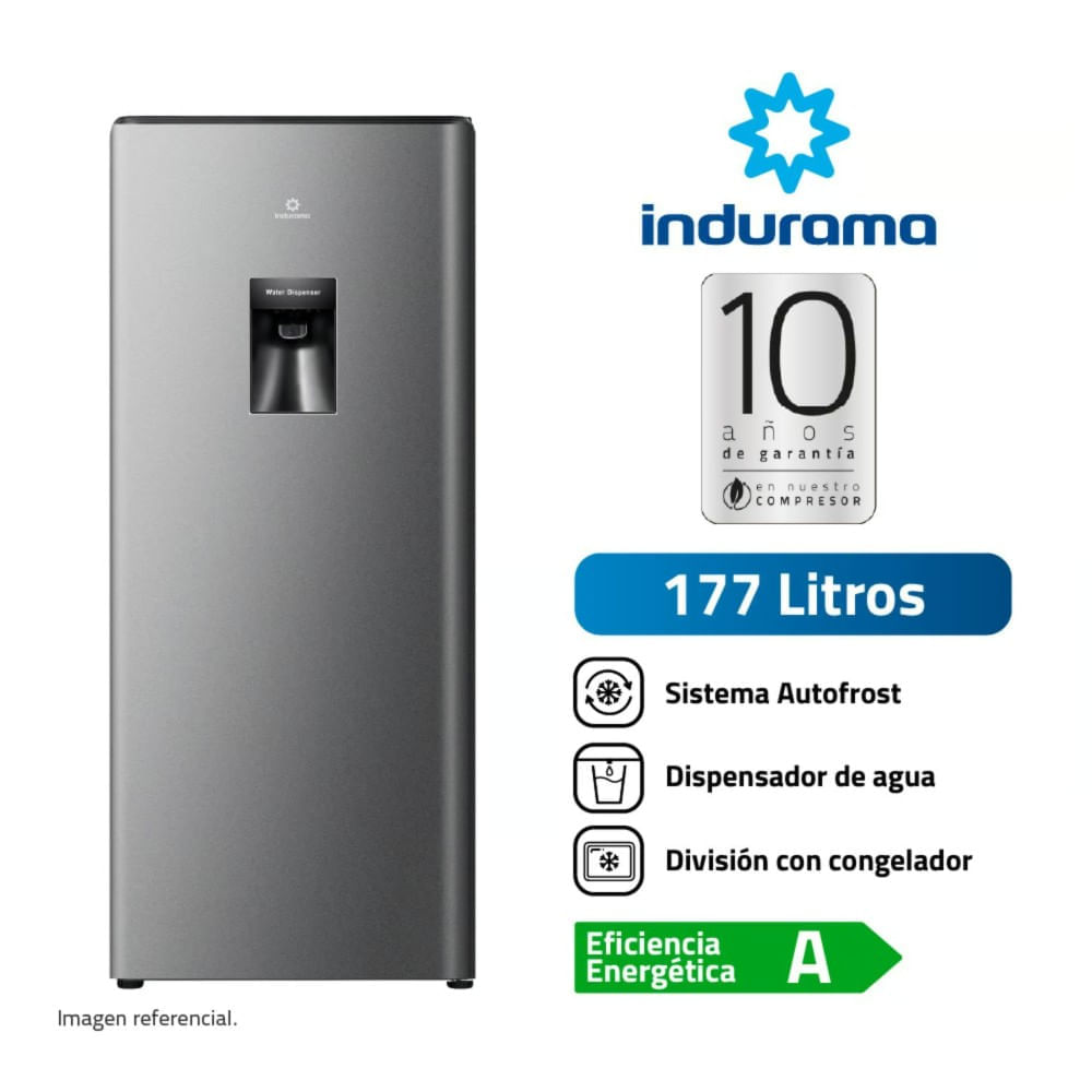 Refrigeradora INDURAMA 177L Autofrost RI-289D