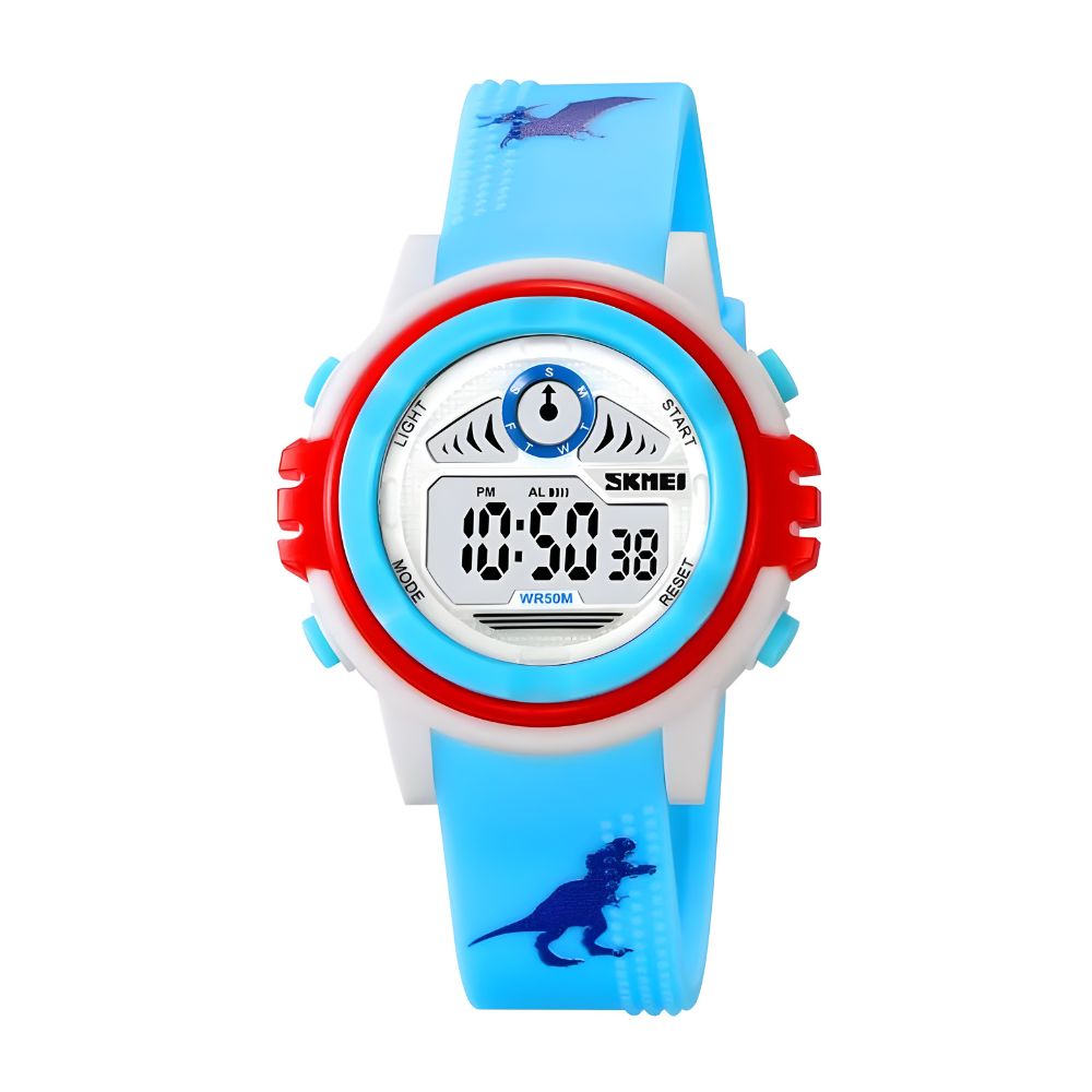 Reloj digital de silicona para niños modelo Dinosaurio