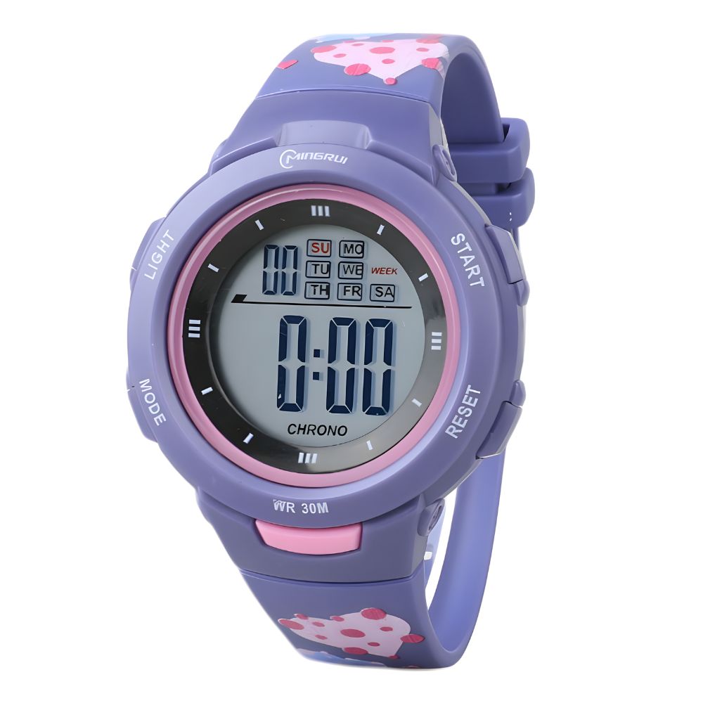 Reloj digital de silicona para niñas modelo Love