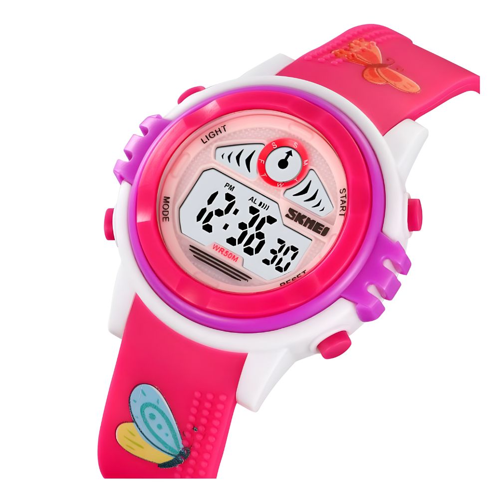 Reloj digital de silicona para niñas modelo Mariposa 1