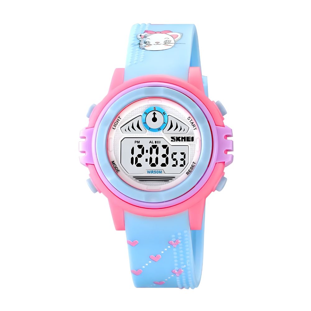 Reloj digital de silicona para niños y niñas modelo Gata