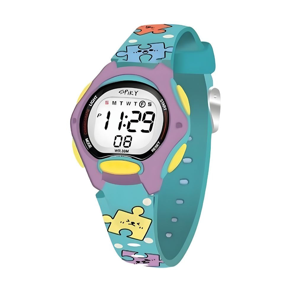 Reloj digital de silicona para niñas modelo Puzzle