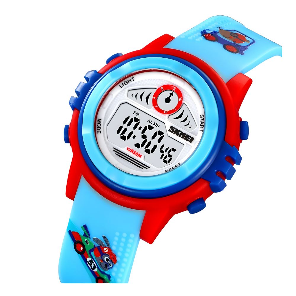 Reloj digital de silicona para niños modelo Racing