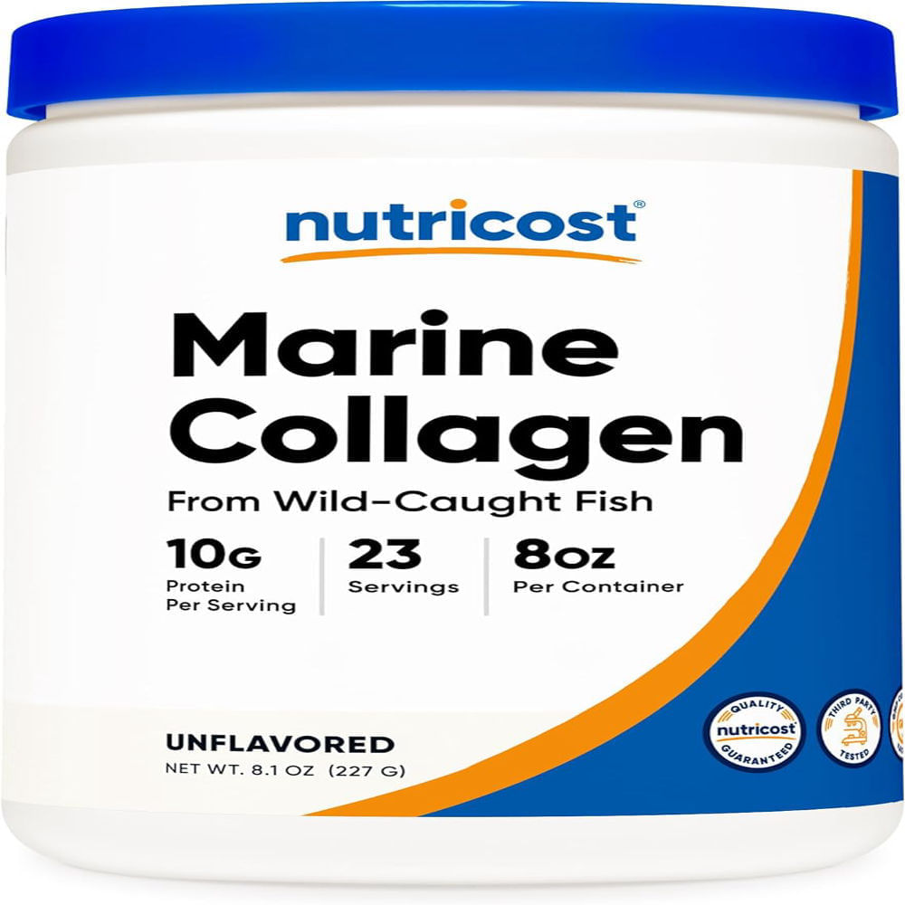 Nutricost Colágeno marino sin sabor sin olor Marine Collagen