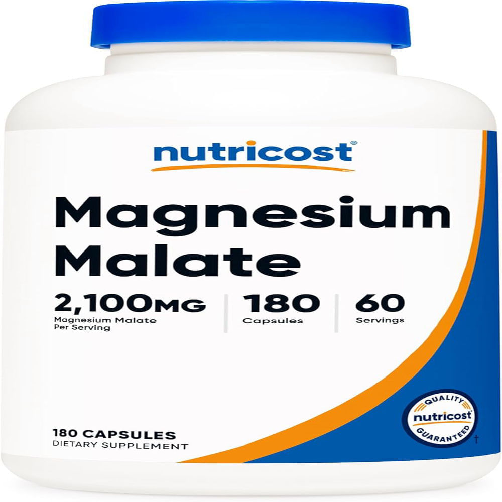Nutricost Malato Magnesio Capsulas Magnesium Malate