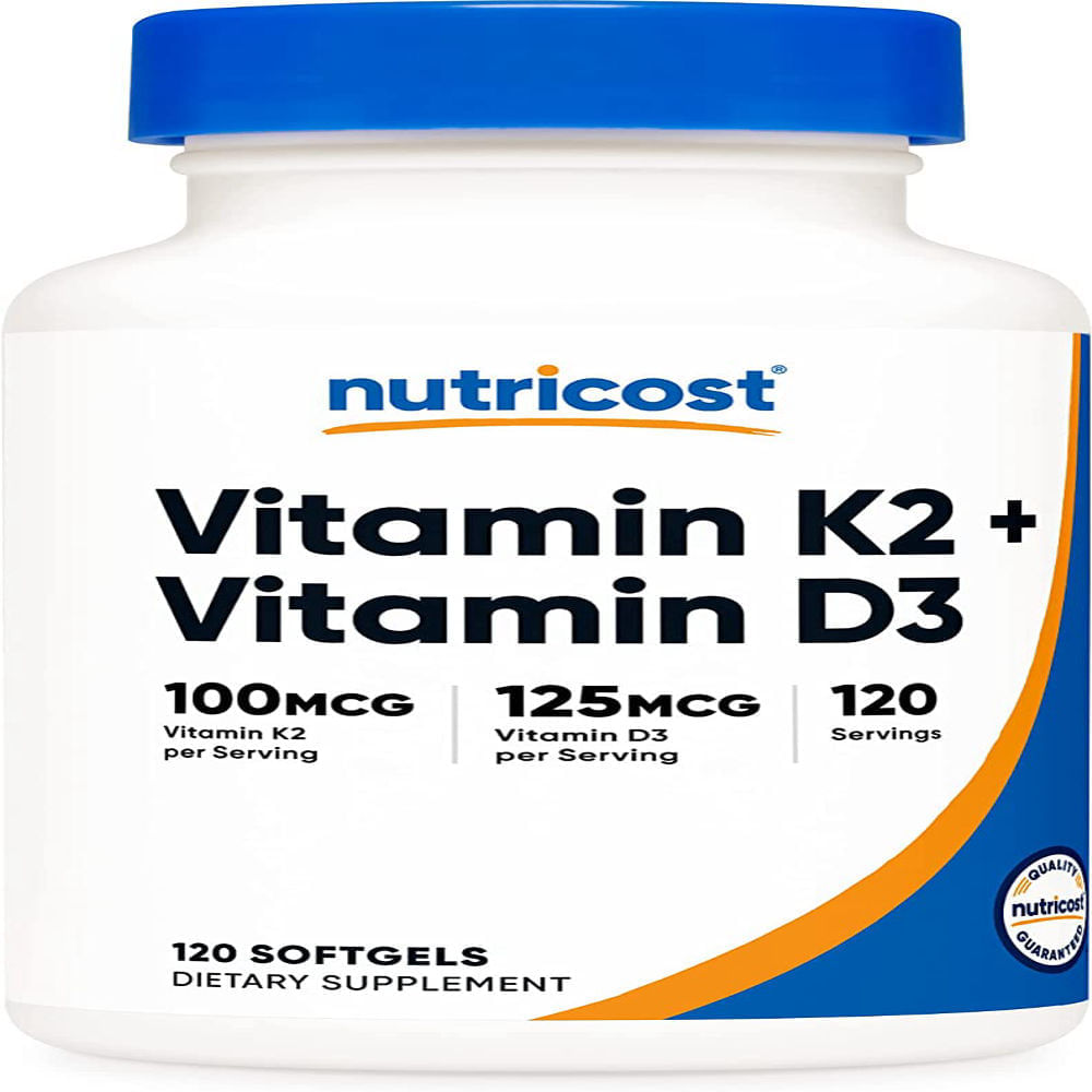 Vitamina K2 D3 5000 iu 120 capsulas gel