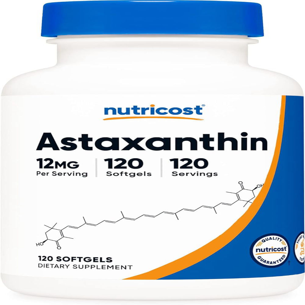Astaxantina Astaxanthin 120 capsulas Nutricost