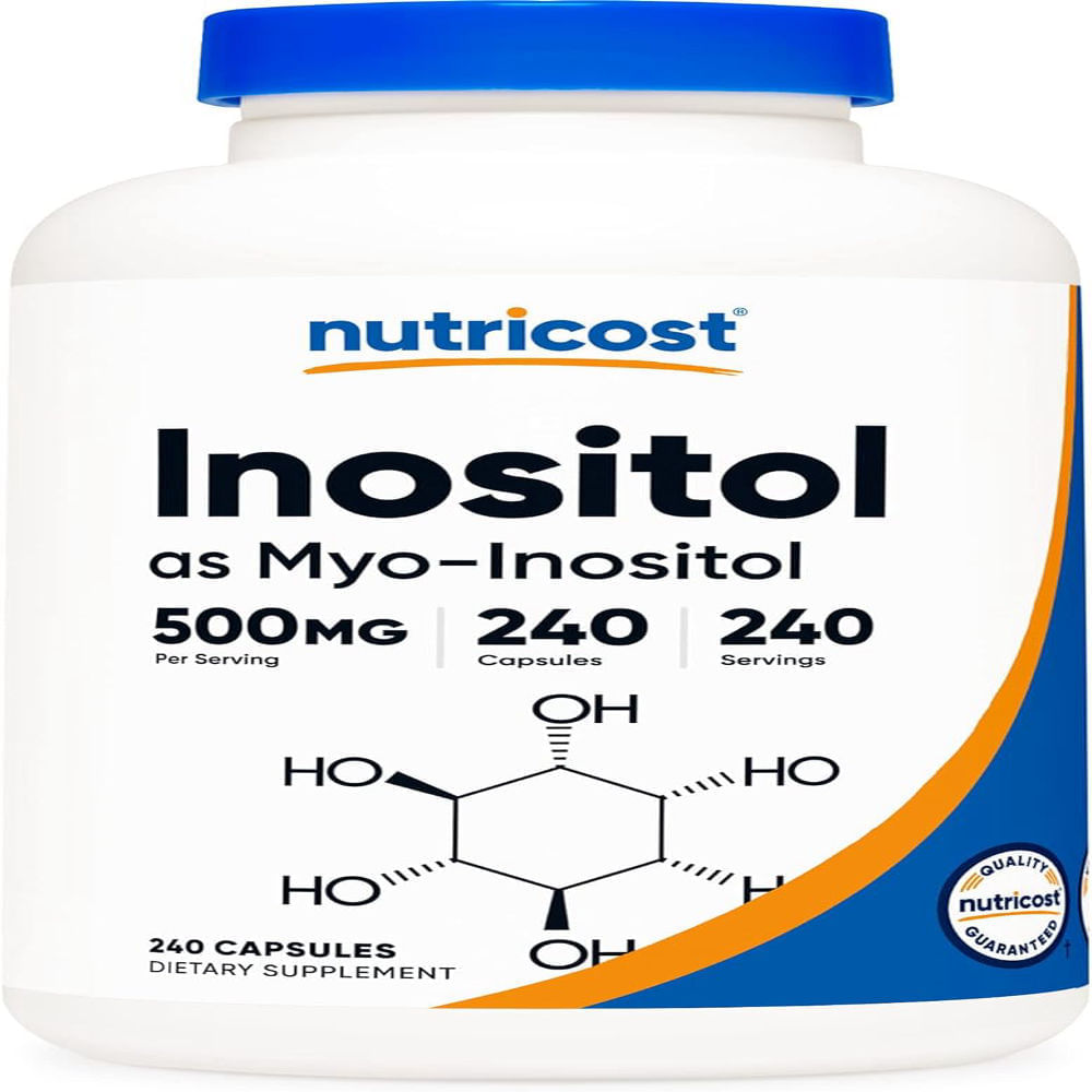 Nutricost Inositol en forma de Myo Inositol 500 mg 240 cápsulas