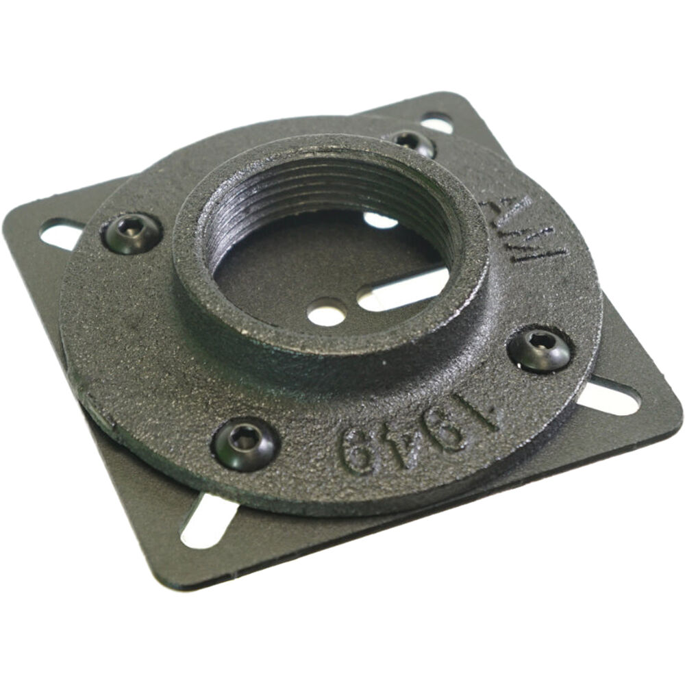 Placa de Montaje Universal PTZCam con Soporte para Tubo NTP de 1.5"" (Negro) - Compatible con Vesa, N