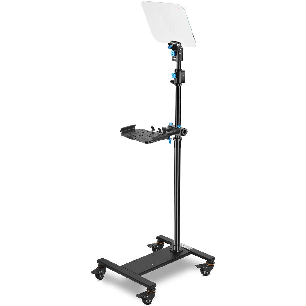 Proaim Teleprompter Profesional con Soporte para Tablet, Cristal Beamsplitter 60/40, Montaje Sin Her