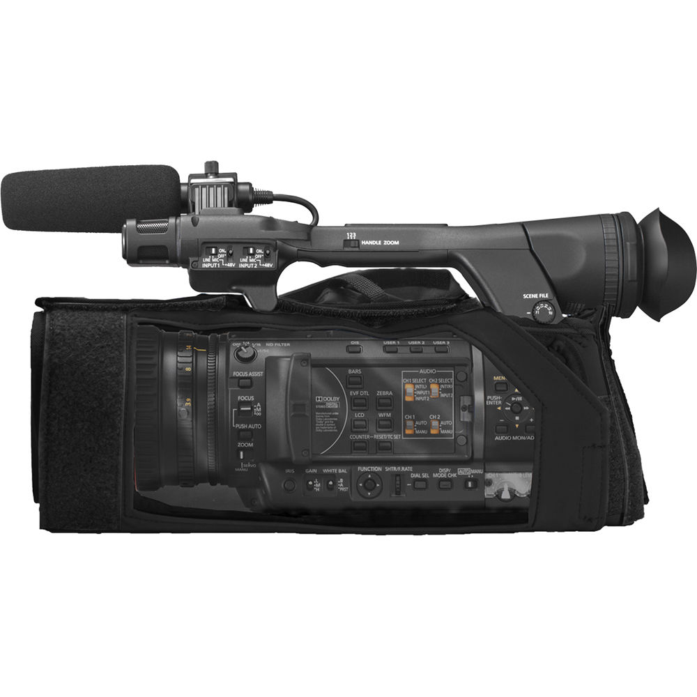 PortaBrace Body Armor para Cámara Panasonic AG-UX90 (Negro) - Cubierta de Lluvia Integrada, Acceso a