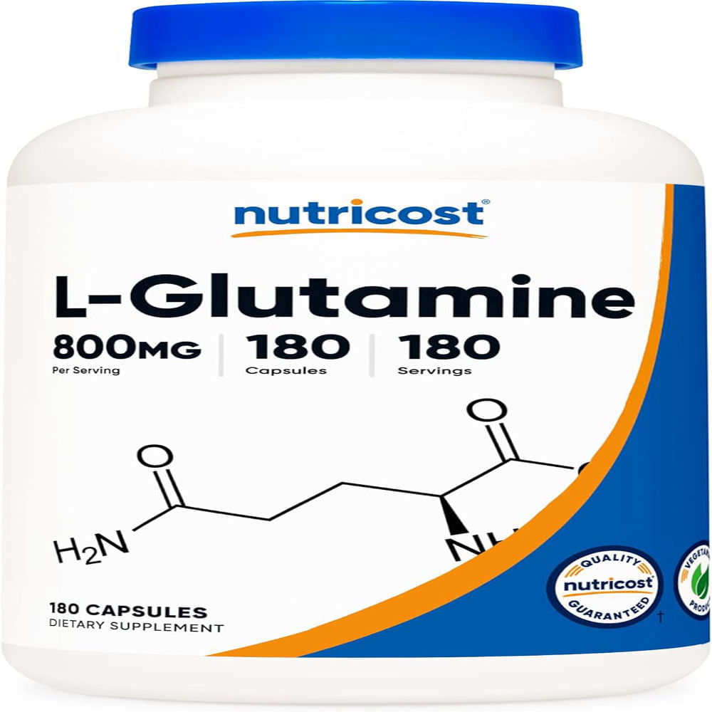 Glutamina 180 capsulas 500 mg