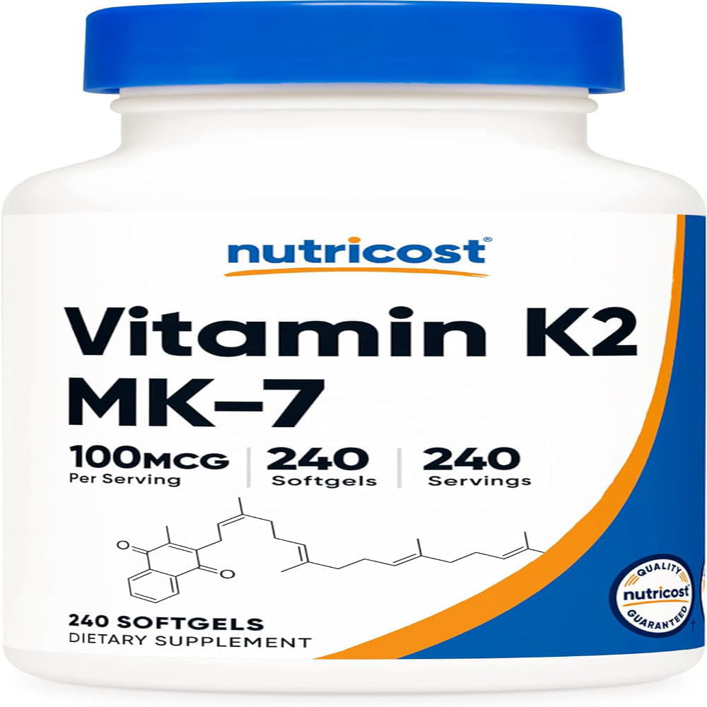 Nutricost K2 Mk7 100mcg 240 Softgels