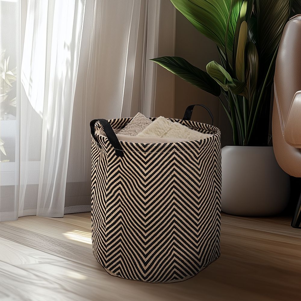 Cesta Decorativa Yute Espiga 30cm Otoño