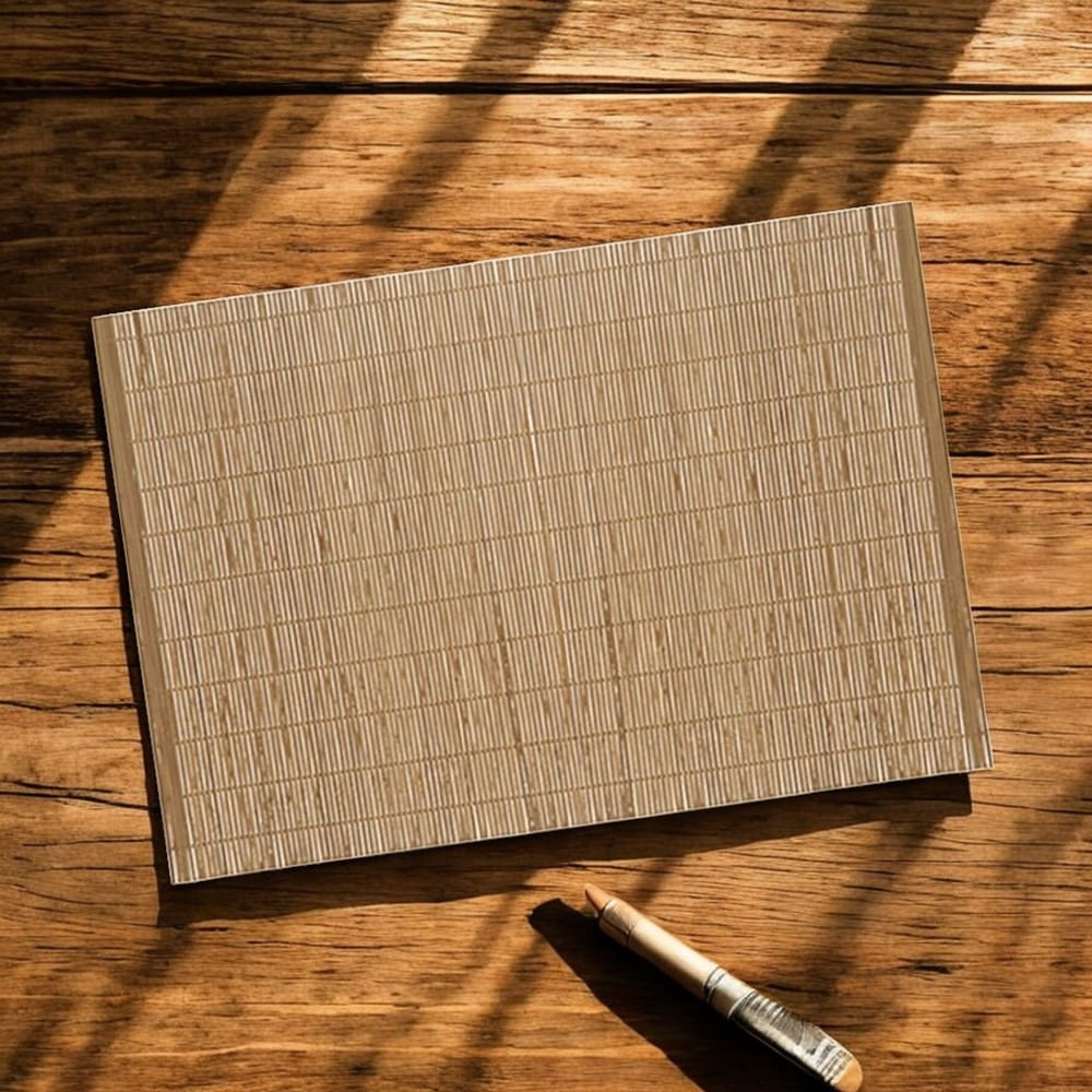 Individual Rectangular Bambú Otoño