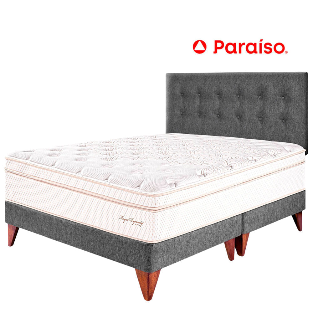Dormitorio PARAISO Europeo Royal Dynasty Queen Gris