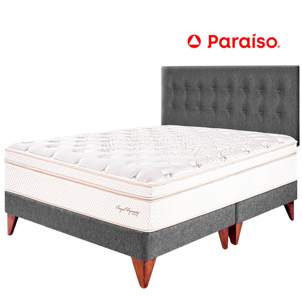 Dormitorio PARAISO Europeo Royal Dyn King Gris