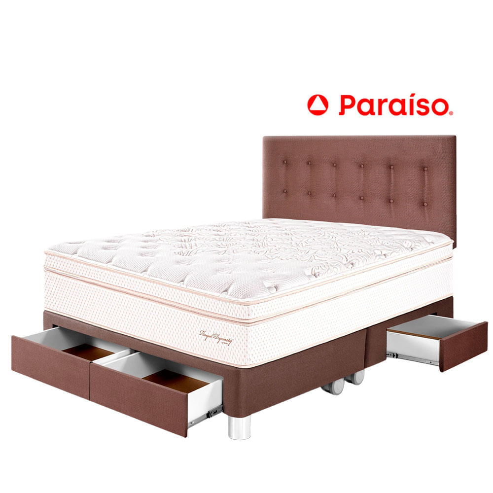 Dormitorio PARAÍSO Royal Dynasty C Caj Queen Chocolate