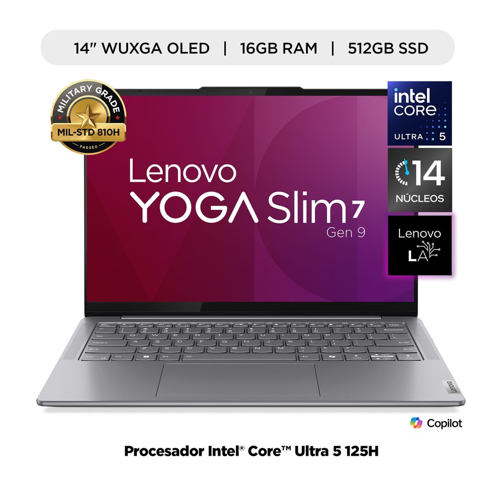 Laptop LENOVO Yoga Slim 7 14IMH9 14"" Intel Core Ultra 5 125H 16GB 512GB SSD