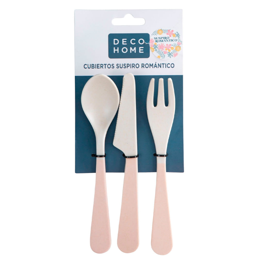 Set de Cubiertos DECO HOME Suspiro Romántico 3pzas