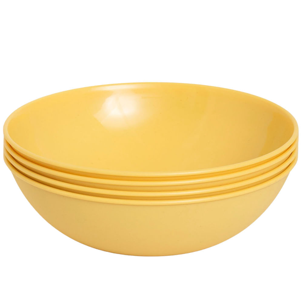 Set de Bowls Plásticos DECO HOME Oi 2025 4pzas