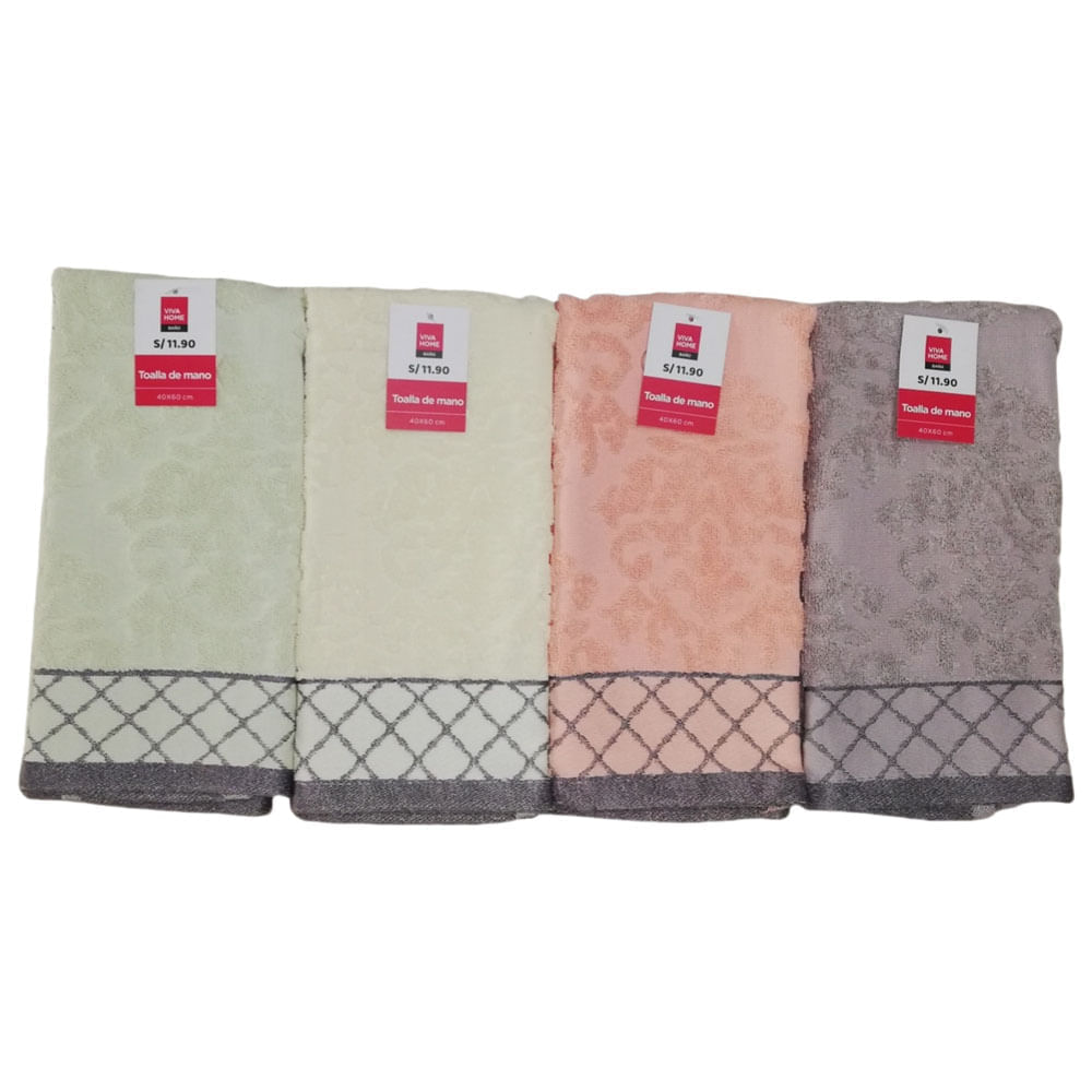 Toalla de Mano VIVA HOME Dis4 (Modelos Aleatorios)