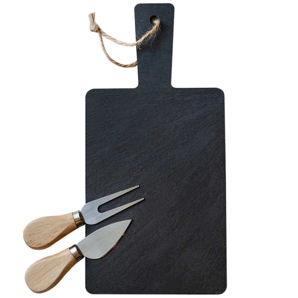 Set de Aperitivo WAYU Tabla Piedra Pizarra