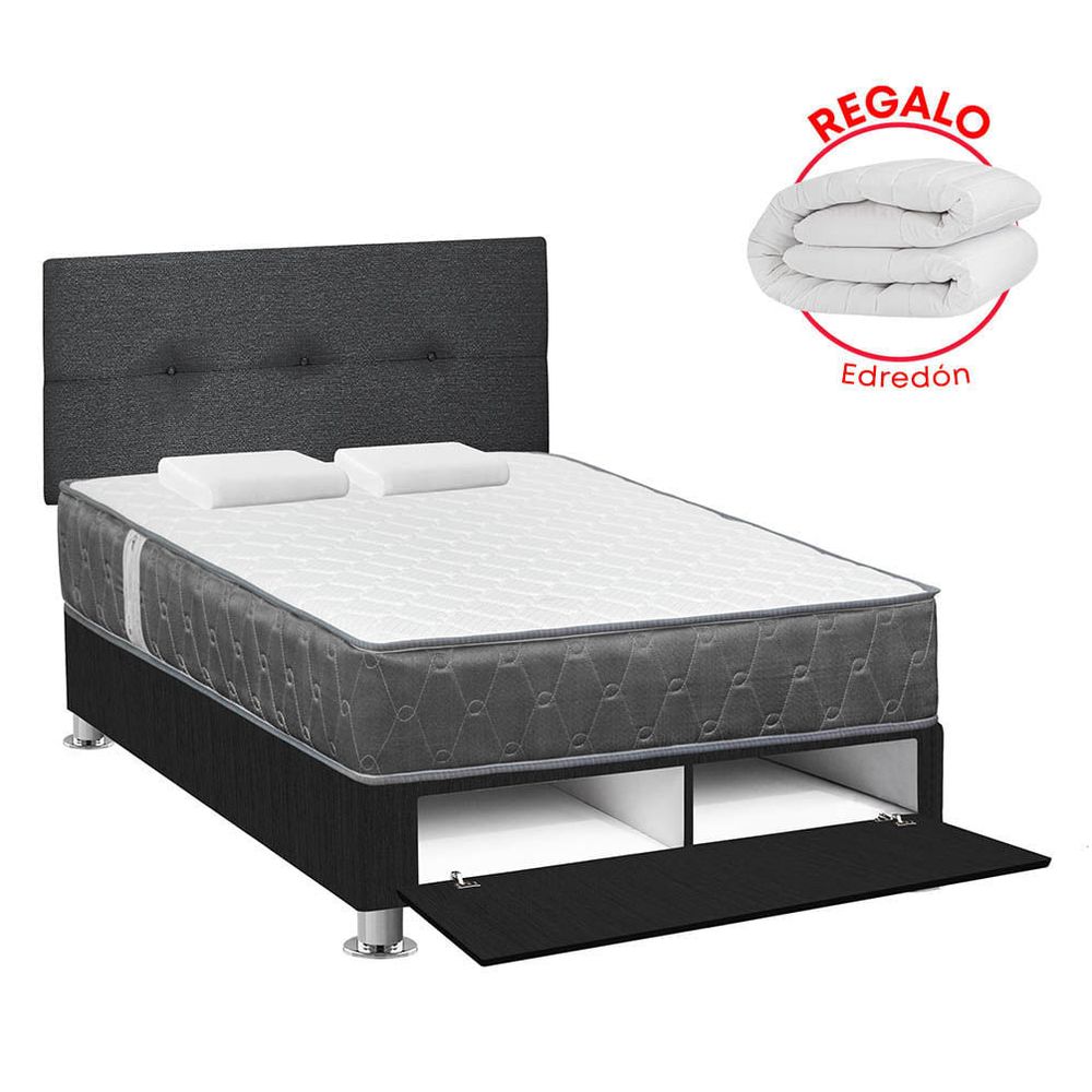Dormitorio FORLI Sabanera Acqua 2 Plazas + Edredón