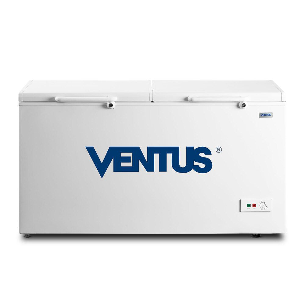 Congelador Horizontal Doble Tapa 430L Blanco Ventus CTVD-430
