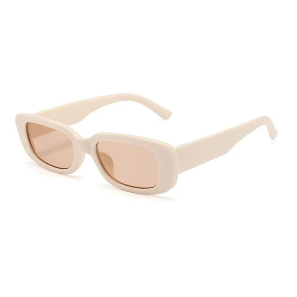 Gafas Lentes de Sol Vintage Maryorie Crema + Estuche