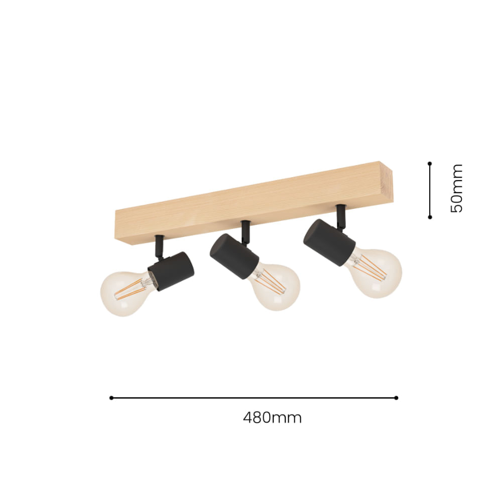 Lámpara Spot Eglo Townshend 3