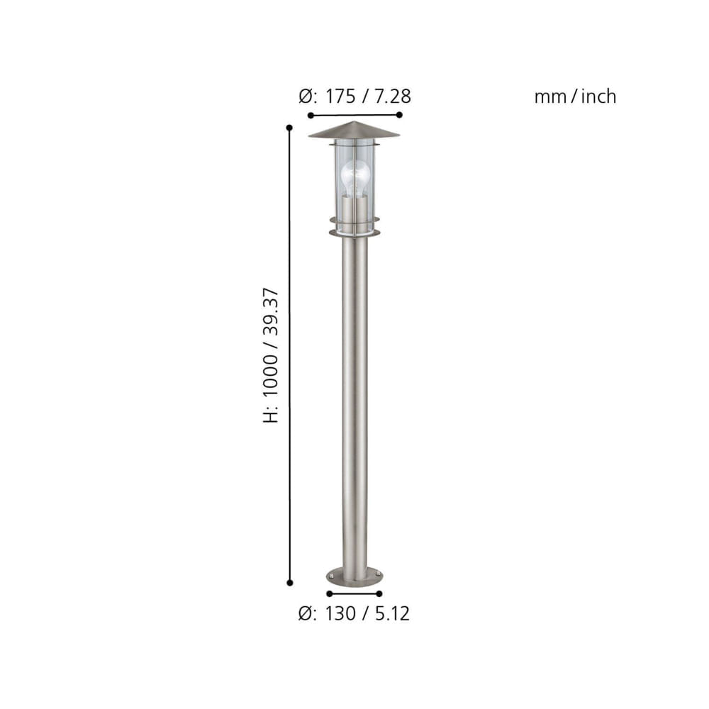 Lámpara De Pie Eglo Lisio 1X60W