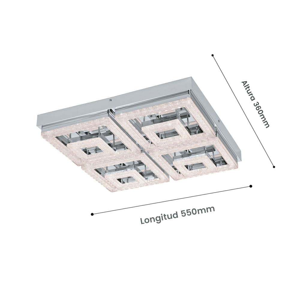 Lámpara De Techo Eglo Fradelo 4L
