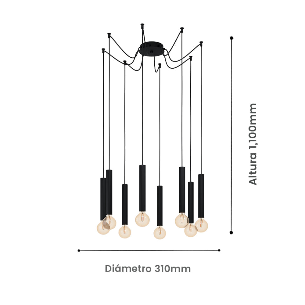 Lámpara Colgante Eglo Cortenova