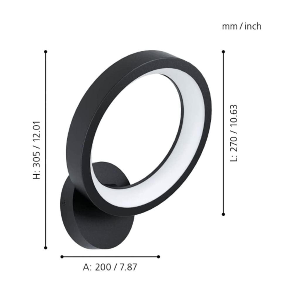 Lámpara De Pared Eglo Marghera Z