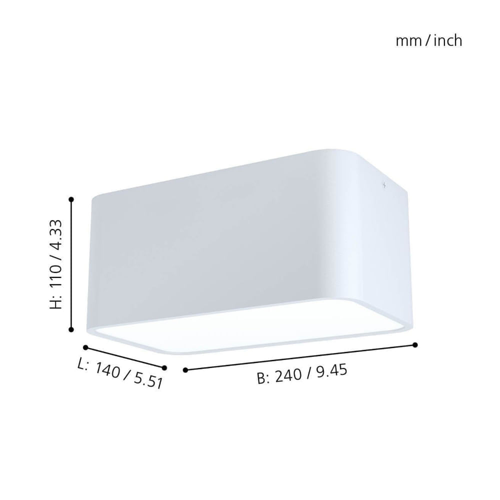 Lámpara De Techo Eglo Grimasola